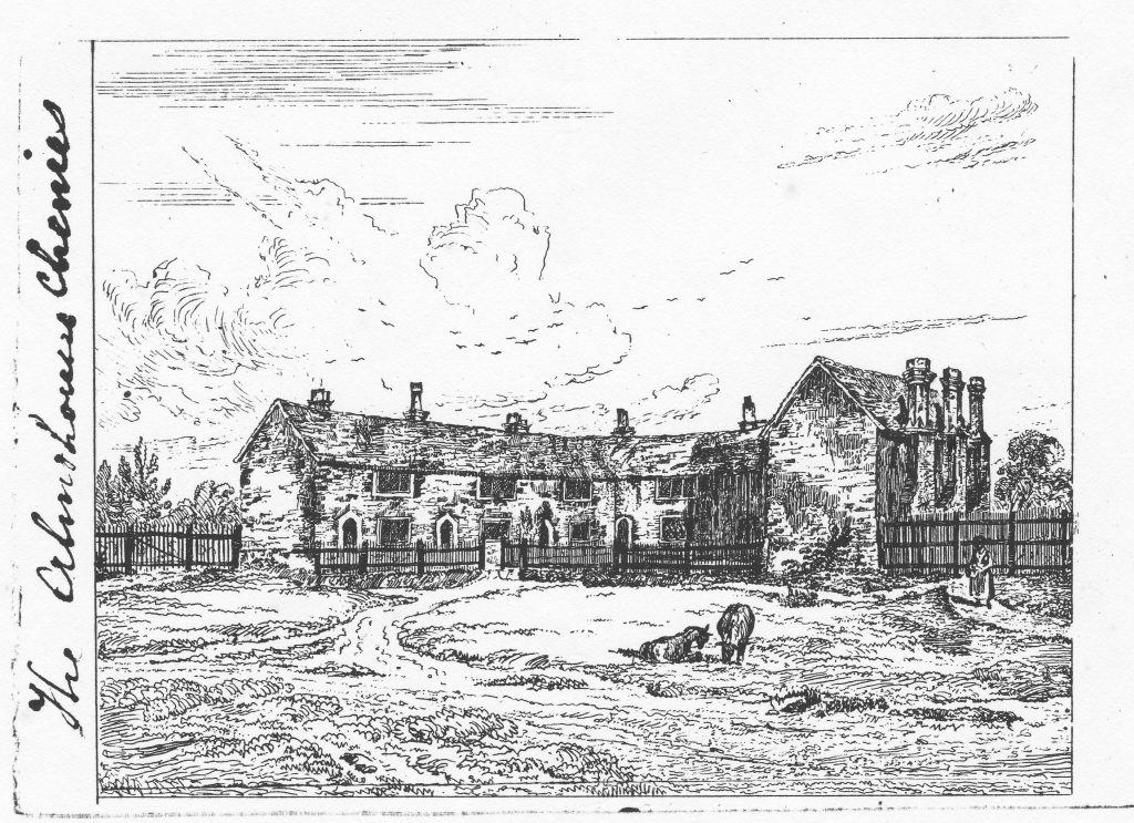 Almhouses postcard