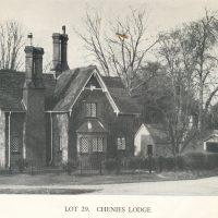 Chenies Lodge - 1954
Photograph from the Chenies for Sale Catalogue