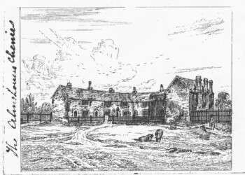 Almhouses postcard