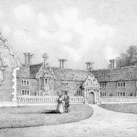 The Almshouses Chenies, 1605 - 1888. Photograph sourced from the Bucks Archives