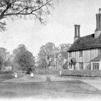 Tudor Houses, the Green, c.1900 (numbers 28-29)