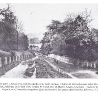 Chenies Hill, the butcher's boy making deliveries. Photo from the collection of Colin Seabright. Used with kind permission from Carolyn Birch.