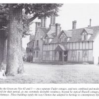 Old Well Cottage. Tudor Cottages (Nos 42 and), Village Green, c.1900s. From the collection of Colin Seabright. Used with kind permission from Carolyn Birch.