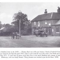 The pre-fire Bedford Arms in the 1930s. From the collection of Rose Maling. Used with kind permission from Carolyn Birch.
