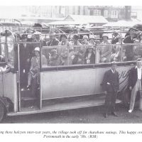 This happy crowd left for Portsmouth in the early '30s. From the collection of Rose Maling. Used with kind permission from Carolyn Birch.